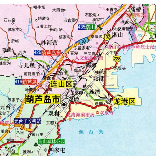 辽宁葫芦岛地图（葫芦岛地图全图）