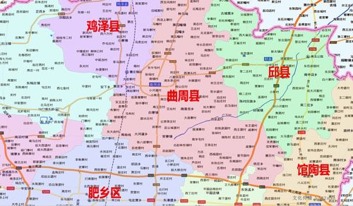 曲周地图（邯郸市曲周县地图）