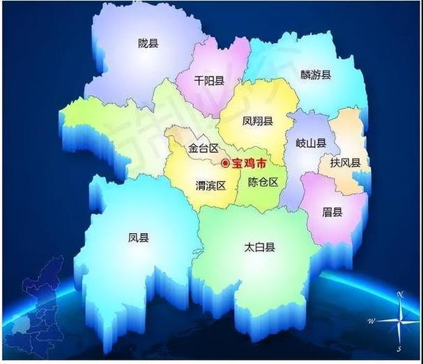 凤翔县地图（凤翔县高清航拍地图）