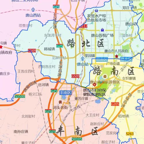 河北省唐山市地图（河北省唐山市地图最新版全图）