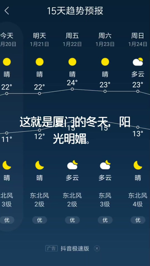 厦门天气预报15天（厦门十五天天气预报20天查询）