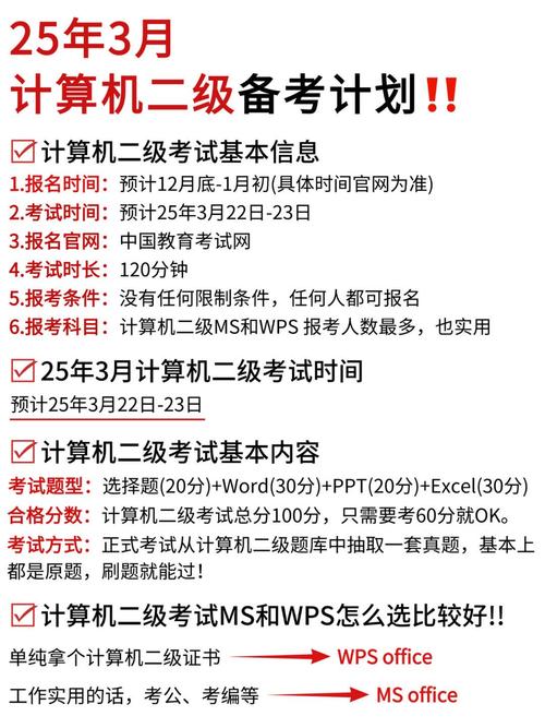 计算机二级考试时间（计算机二级考试时间每年几次）