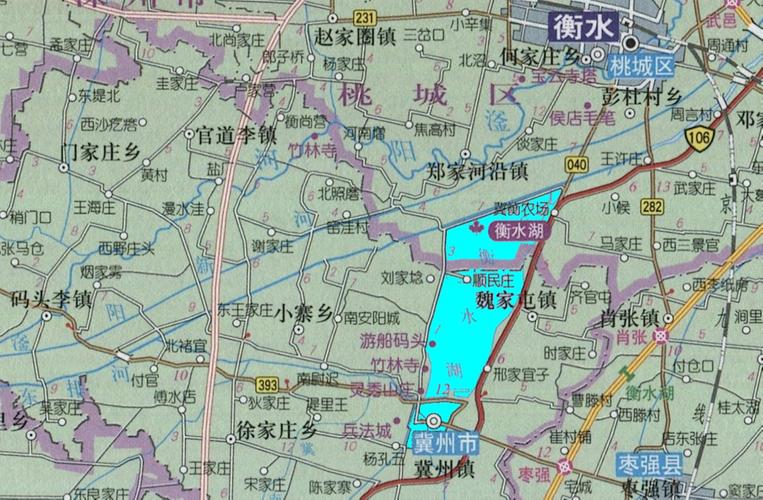 衡水湖地图（衡水湖地图俯瞰图）