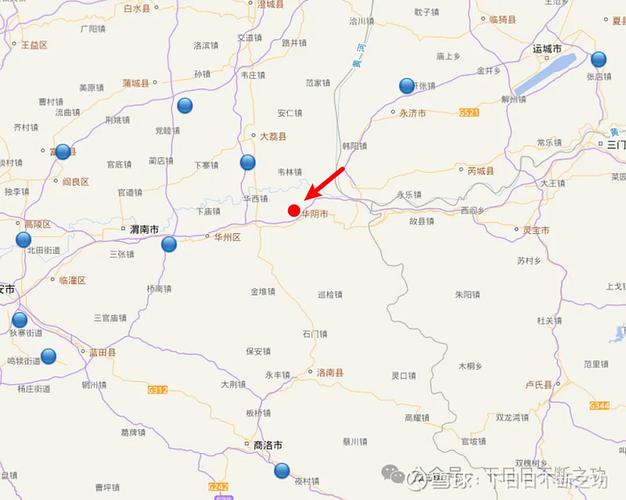 华阴市地图（华阴市地图图片）