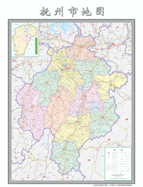 江西电子地图（江西地图册）