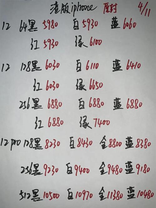 华强北水货手机报价（三哥水货手机报价）