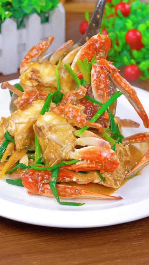 螃蟹的做法视频（葱姜螃蟹的做法视频）