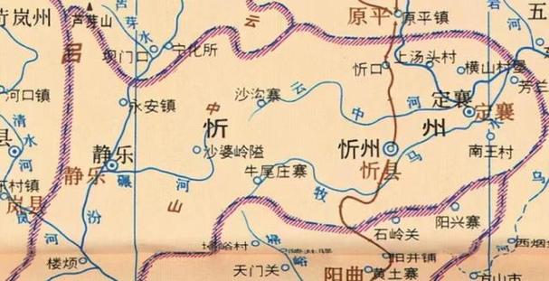 定襄地图（定襄 地图）