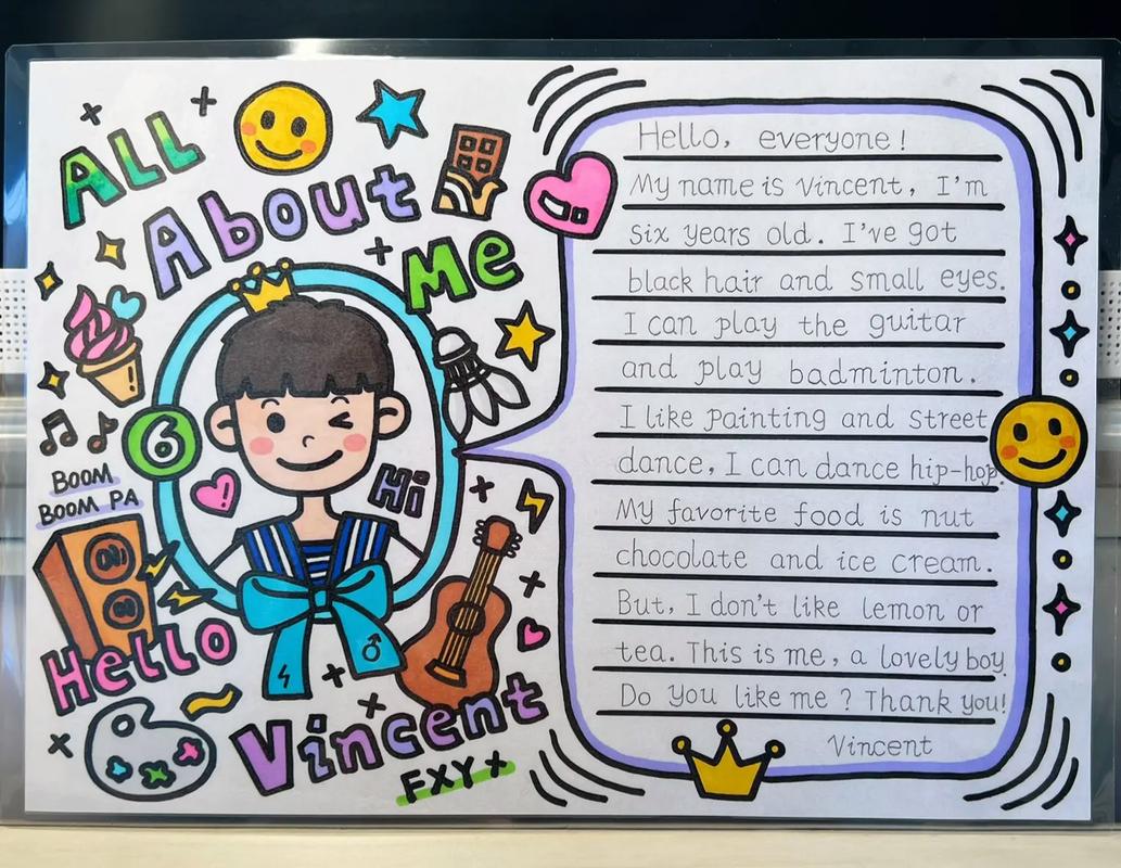 少儿英语自我介绍（少儿英语自我介绍口语版）