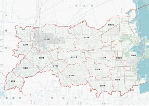 东台市地图（东台市地图全图）