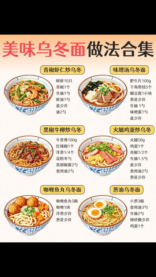 乌冬面的做法（牛肉炒乌冬面的做法）