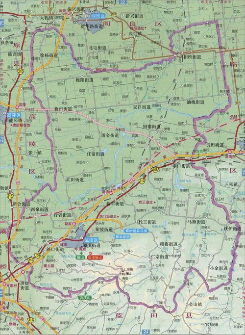 临潼地图（临潼地图位置）