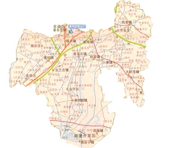 丰南地图（丰南的地图）